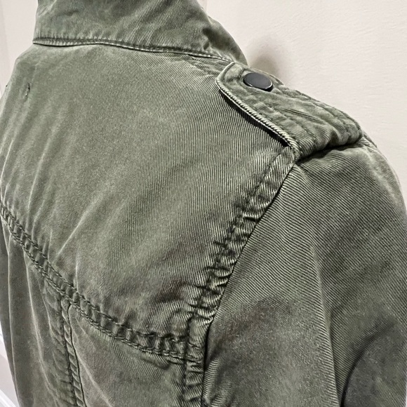 Olive Cargo/Safari Jacket- Small P. - Picture 3 of 5